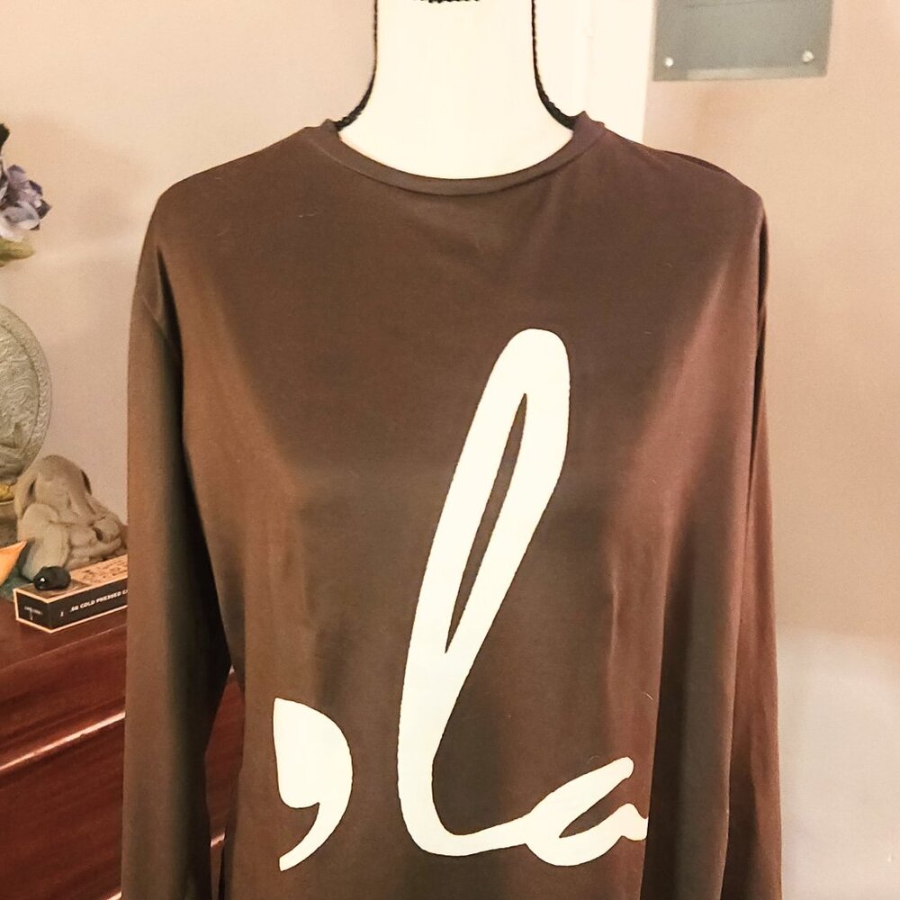 Comma, La 2024 Olive Green Long Sleeve Top M